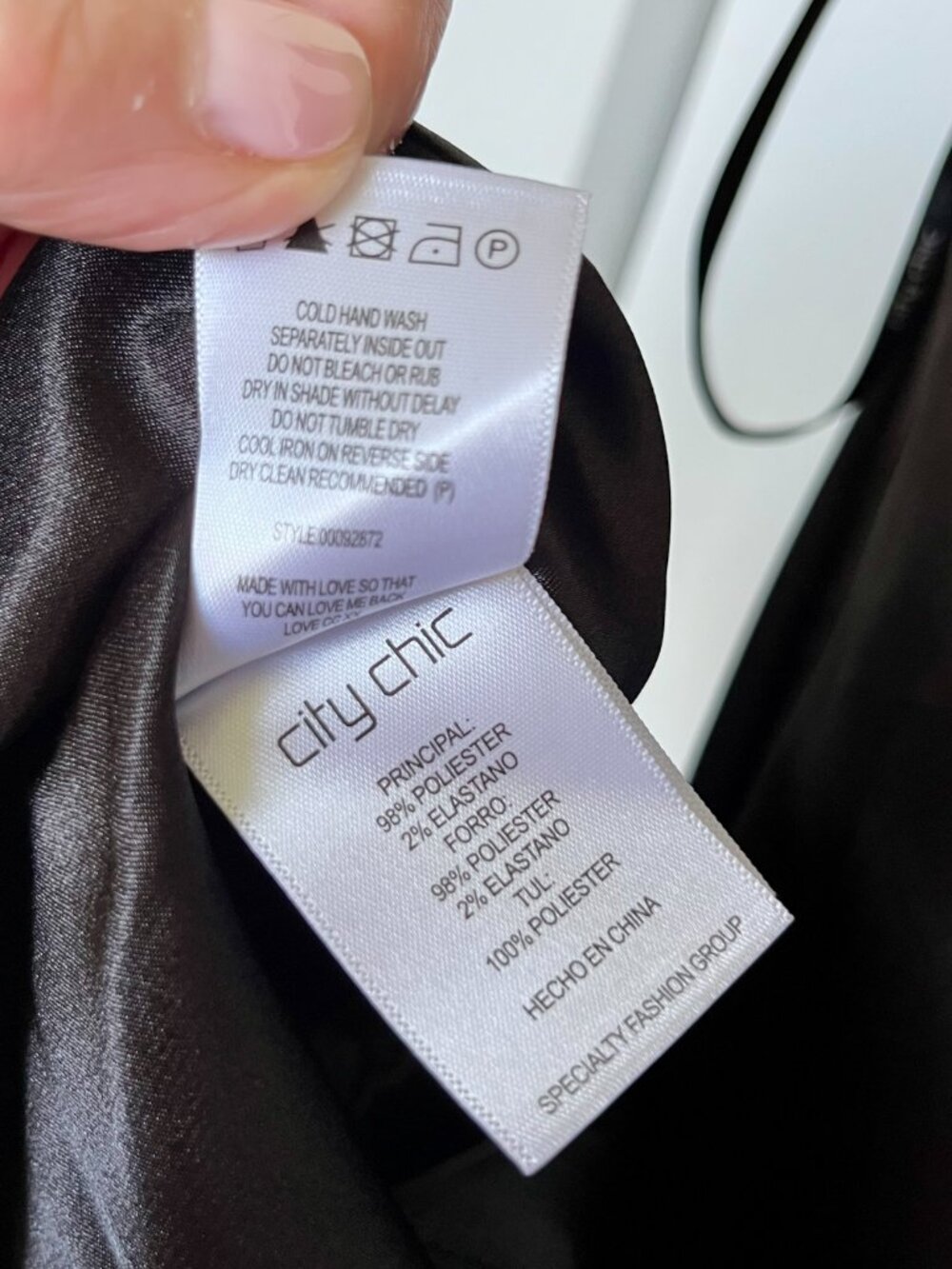 Citi Chic  Dress Hydrangea Fit & Flare Feminine,  Plus Size, Pleated Skirt, - Picture 10 of 11